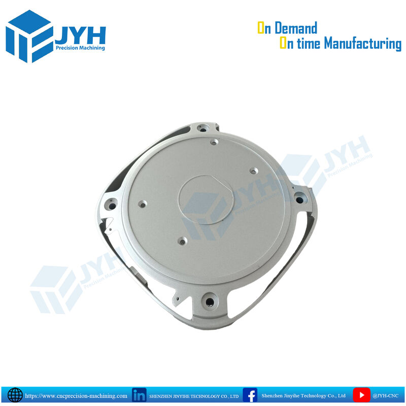 高精度CNC加工と耐腐蝕性のある白色アノジスアルミの囲い部品