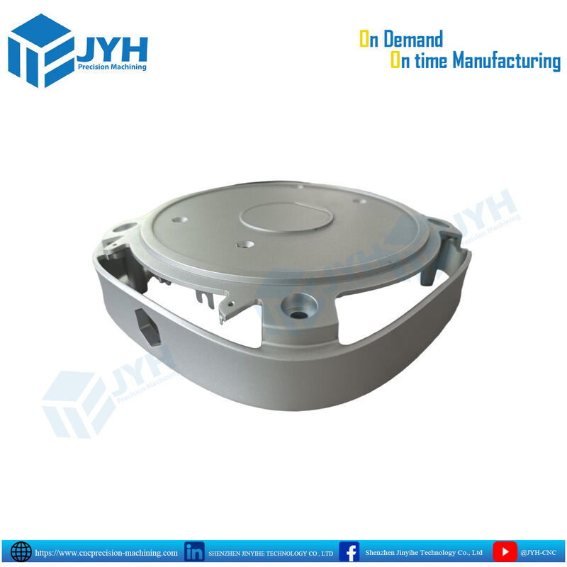 高精度CNC加工と耐腐蝕性のある白色アノジスアルミの囲い部品